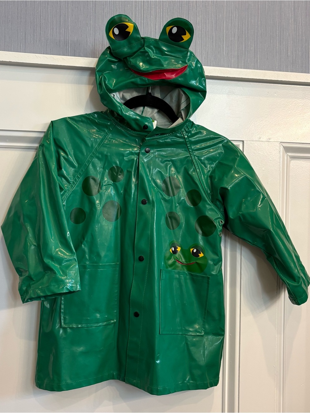 Western Chief Green Frog Raincoat Size 5/6